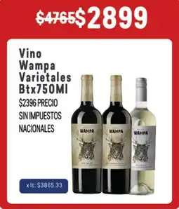Makro Wampa vino oferta