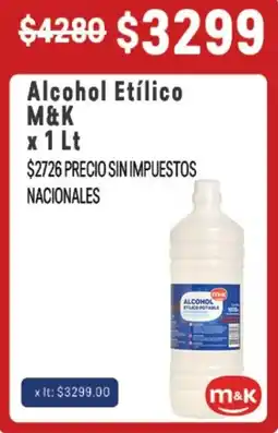 Makro M&K alcohol etílico oferta