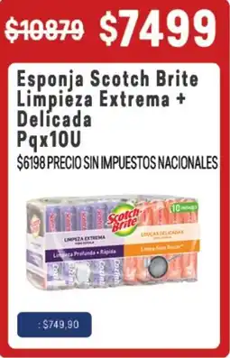 Makro Scotch Brite esponja limpieza extrema + delicada oferta