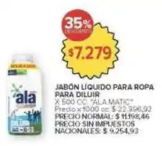 Carrefour Market Ala - jabón líquido para ropa oferta