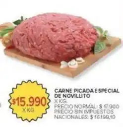 Carrefour Market Carne picada e especial de novillito oferta