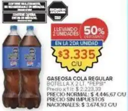 Carrefour Market Pepsi - gaseosa cola regular oferta