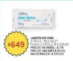 Carrefour Market Blanca - jabón en pan oferta