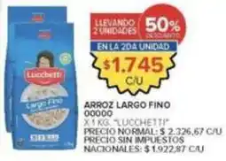 Carrefour Market Lucchetti - arroz largo fino 00000 oferta