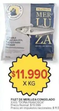 Carrefour Market Filet de merluza congelado oferta