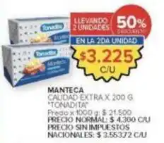 Carrefour Market Tonadita - manteca oferta