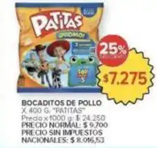 Carrefour Market Patitas - bocaditos de pollo oferta