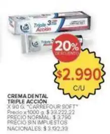 Carrefour Market Carrefour - crema dental triple acción oferta
