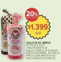 Carrefour Market Galleta de arroz oferta