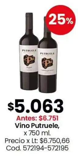 Coto Putruele vino oferta