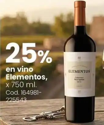 Coto Elementos vino oferta