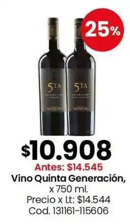 Coto Quinta Generación vino oferta