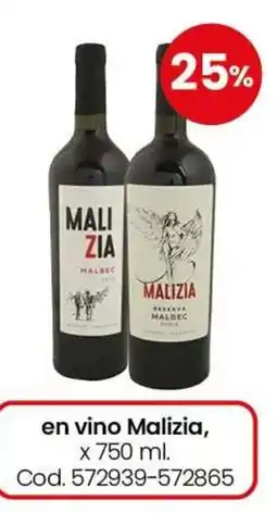 Coto Malizia vino oferta