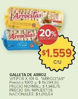 Carrefour Market Arrocitas galleta de arroz oferta