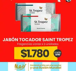 Super Nataly St. Tropeze jabón tocador oferta