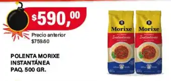 Supermercados Damesco Morixe polenta instantánea oferta