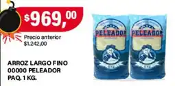 Supermercados Damesco Peleador arroz largo fino oferta