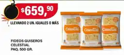 Supermercados Damesco Celestial fideos guiseros oferta