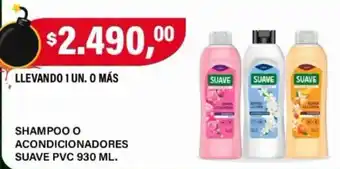 Supermercados Damesco Suave shampoo o acondicionadores oferta