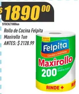Supermercados Comodin Felpita rollo de cocina maxirollo oferta