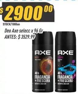 Supermercados Comodin Axe deo oferta