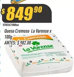 Supermercados Comodin La varense queso cremoso oferta