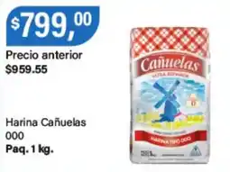Supermercados Damesco Cañuelas harina tipo 000 oferta
