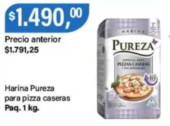 Supermercados Damesco Pureza harina para pizza caseras oferta