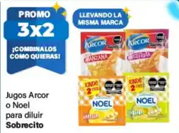 Supermercados Damesco Jugos Arcor o Noel para diluir Sobrecito oferta