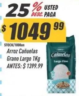 Supermercados Comodin Cañuelas arroz grano largo oferta