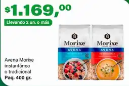 Supermercados Damesco Morixe avena instantánea o tradicional oferta