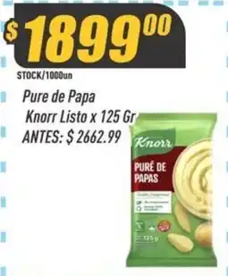 Supermercados Comodin Knorr pure de papas oferta