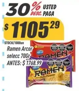 Supermercados Comodin Ramen Arcor selecc oferta
