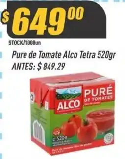 Supermercados Comodin Alco pure de tomates oferta