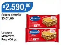Supermercados Damesco Matarazzo lasagna oferta