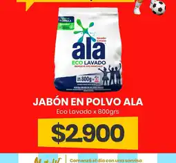 Super Nataly Ala jabón en polvo eco lavado oferta