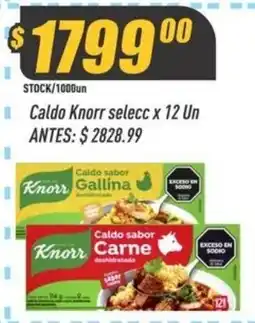 Supermercados Comodin Knorr caldo sabor gallina caldo sabor carne oferta