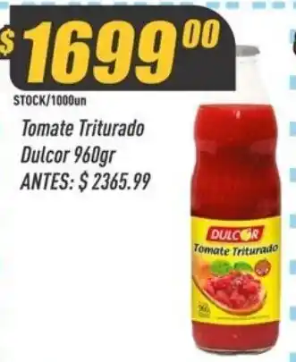 Supermercados Comodin Dulcor tomate triturado oferta