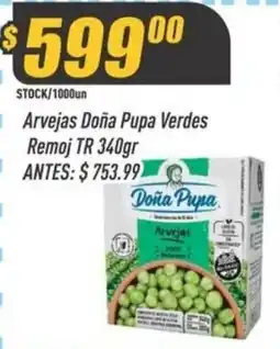 Supermercados Comodin Doña Pupa arvejas oferta