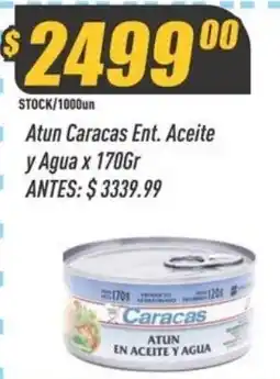 Supermercados Comodin Caracas atun en aceite y agua oferta