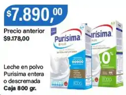 Supermercados Damesco Purisima leche en polvo instantánea oferta