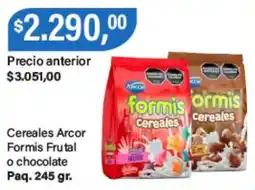 Supermercados Damesco Arcor cereales formis oferta