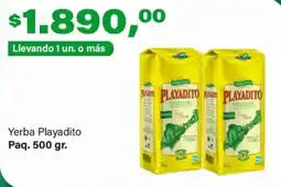 Supermercados Damesco Playadito yerba oferta