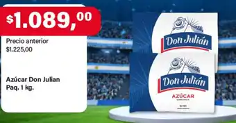 Supermercados Damesco Don Julián azúcar oferta