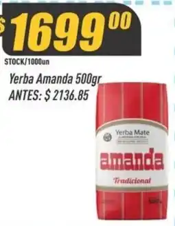 Supermercados Comodin Yerba amanda oferta