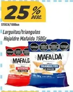 Supermercados Comodin Mafalda larguitas/triangulitos oferta