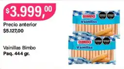 Supermercados Damesco Bimbo vainillas oferta