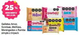 Supermercados Damesco Sonrisas galletas amor mellizas merengadas rumba oferta