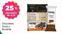 Supermercados Damesco Vizzio chocolates o Bonafide chocolates oferta
