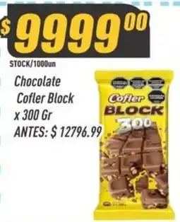 Supermercados Comodin Cofler chocolate block oferta